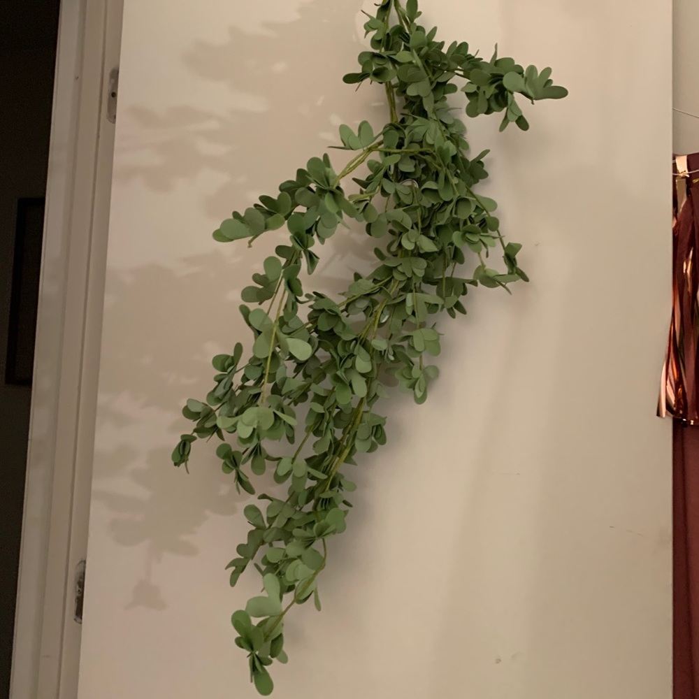 Fake greenery garland